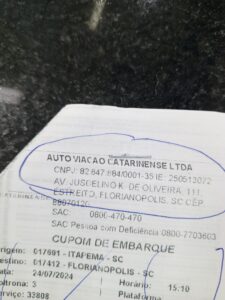 Busticket Fortbewegung Südamerika